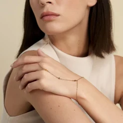 Bijou De Main Jaipur Acier Jaune