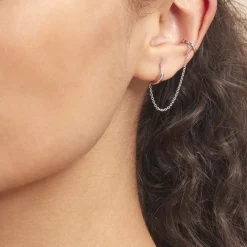 Bijou D'oreille Unitaire Argent Hathor