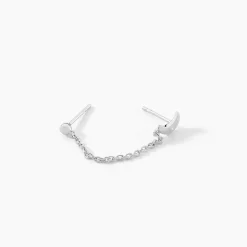 Bijou D'oreille Unitaire Argent Remigio