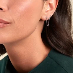 Bijou D'oreille Unitaire Argent Remigio