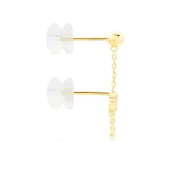 Bijou D'oreille Unitaire Camila Or Jaune Oxyde De Zirconium