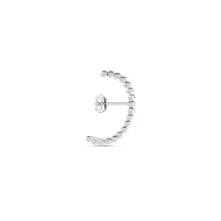 Bijou D'oreille Unitaire Krabi Argent Blanc