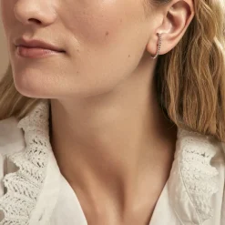 Bijou D'oreille Unitaire Krabi Argent Blanc