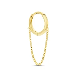 Bijou D'oreille Unitaire Or Jaune Brittani