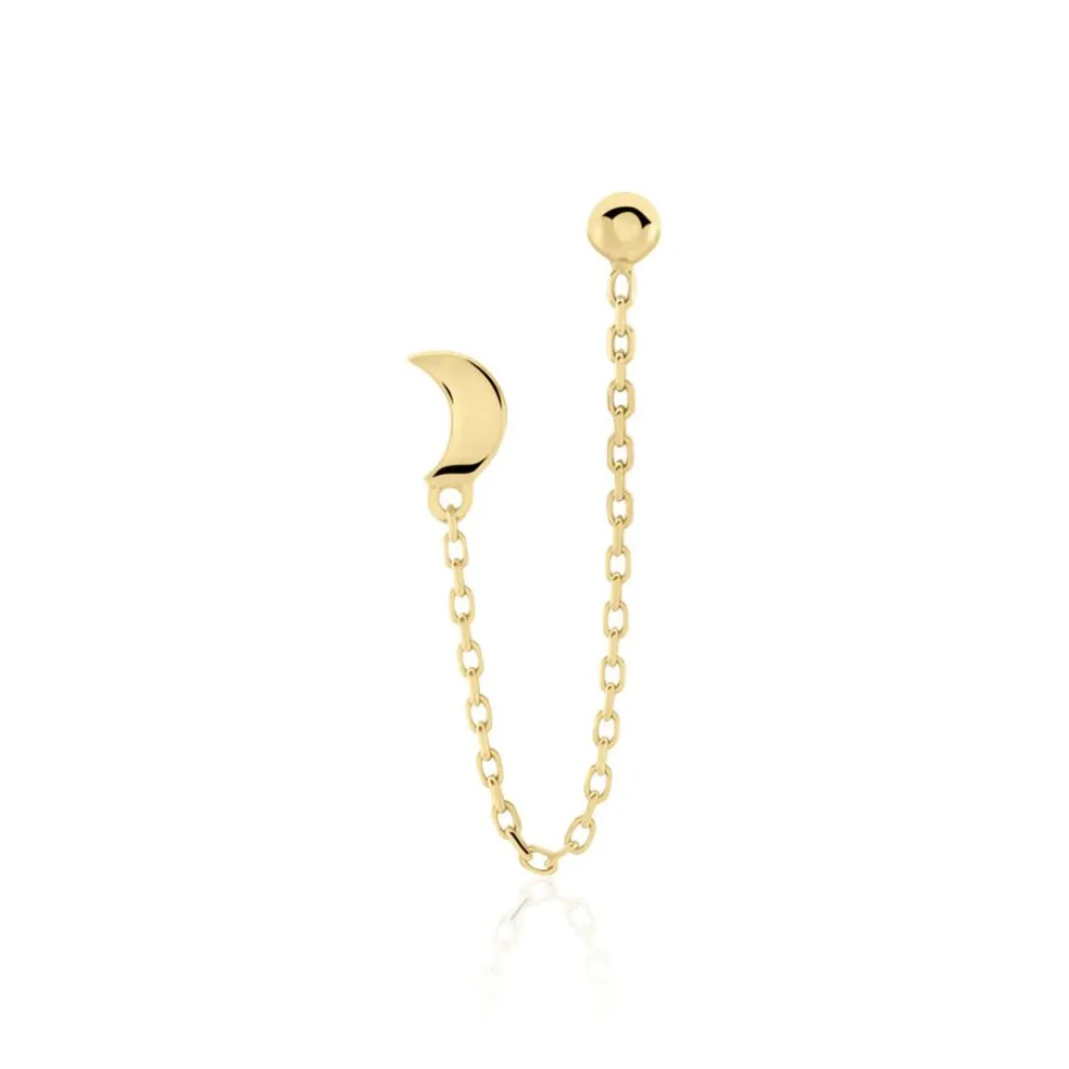 Bijou D'oreille Unitaire Plaqué Or Shalaun