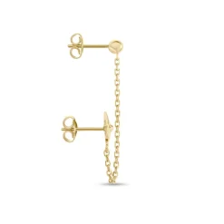 Bijou D'oreille Unitaire Plaqué Or Ignatus