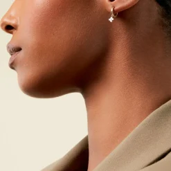 Bijoux D'Oreilles Eternal Spring Or Jaune Diamant