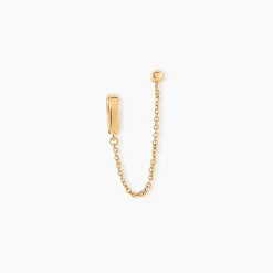 Bijoux D'oreilles Lewis Plaqué Or