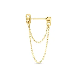 Boucle D'oreille Chander Or Jaune