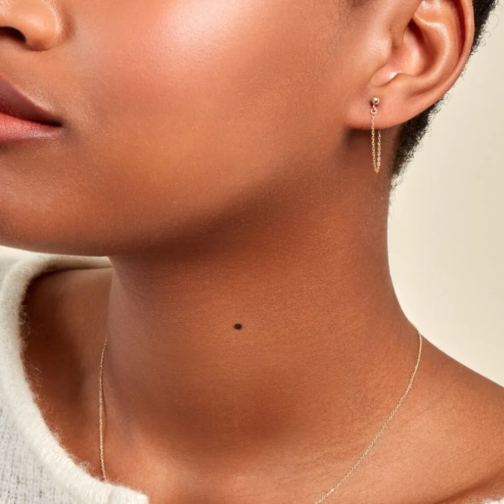 Boucle D'oreille Channah Or Jaune