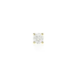 Boucle D'oreille Puce Unitaire Victoria Or Jaune Diamant