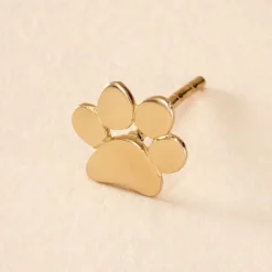 Boucles D'oreille Puce Unitaire Joya Or Jaune