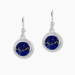 Boucles D'oreilles Argent Zea Lapis Lazulis