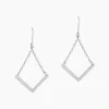 Boucles D'oreilles Argent Blanc  Lakia