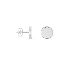 Boucles D'oreilles Dépareillées Lyana Argent Blanc Oxyde De Zirconium