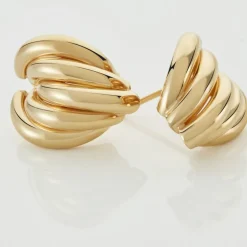 Boucles D'oreilles Or Jaune Verbena