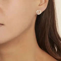 Boucles D'oreilles Or Jaune Tresha Diamants