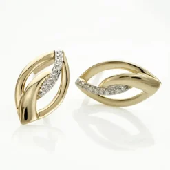 Boucles D'oreilles Or Jaune Sven Diamant