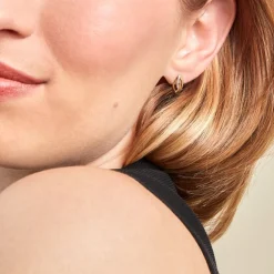 Boucles D'oreilles Or Jaune Sven Diamant