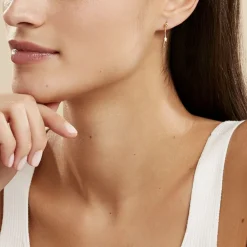 Boucles D'oreilles Pendantes Alphonsine Etoile Or Jaune