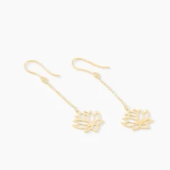 Boucles D'oreilles Pendantes Nevia Or Jaune