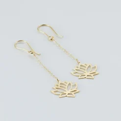 Boucles D'oreilles Pendantes Nevia Or Jaune