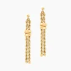 Boucles D'Oreilles Pendantes Jerry Or Jaune