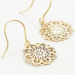 Boucles D'oreilles Pendantes Jovita Or Jaune