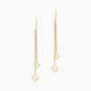 Boucles D'Oreilles Pendantes Narendra Or Jaune
