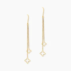 Boucles D'Oreilles Pendantes Narendra Or Jaune