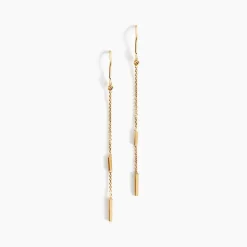 Boucles D'oreilles Pendantes Rain Or Jaune