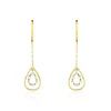 Boucles D'oreilles Pendantes Marganela Or Jaune Diamant