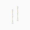 Boucles D'Oreilles Pendantes Sparkle Or Jaune Oxyde De Zirconium