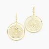 Boucles D'oreilles Pendantes Rosamund Or Jaune