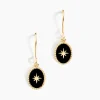 Boucles D'oreilles Pendantes Nebuleor Or Jaune