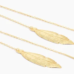 Boucles D'oreilles Pendantes Soline Or Jaune