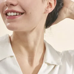 Boucles D'oreilles Pendantes Soline Or Jaune