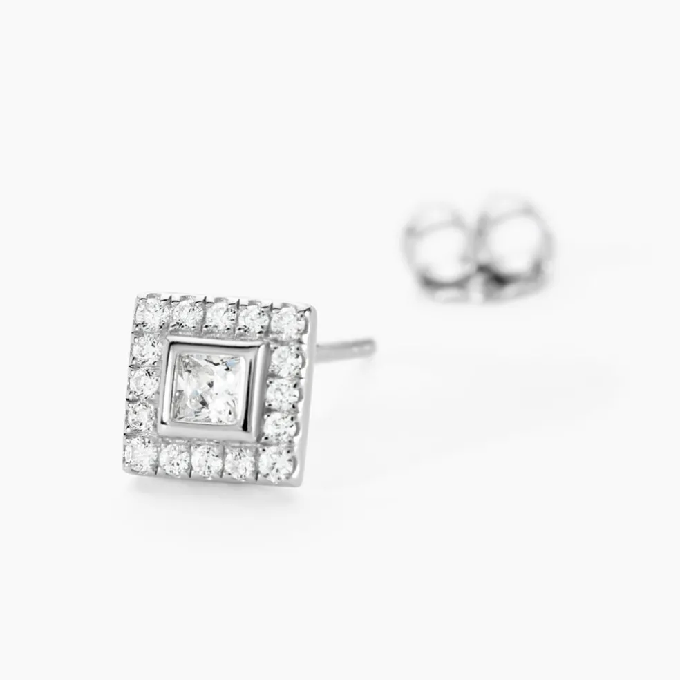 Boucles D'oreilles Pendantes Marie-elsa Argent Oxyde De Zirconium