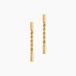 Boucles D'Oreilles Pendantes Gwandoya Or Jaune