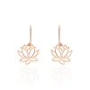 Boucles D'oreilles Pendantes Rosita Argent Rose