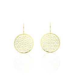 Boucles D'oreilles Pendantes Caterina Or Jaune