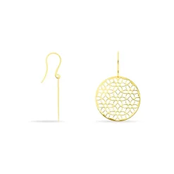 Boucles D'oreilles Pendantes Caterina Or Jaune