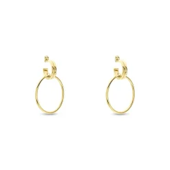 Boucles D'oreilles Pendantes Juhani Acier Jaune