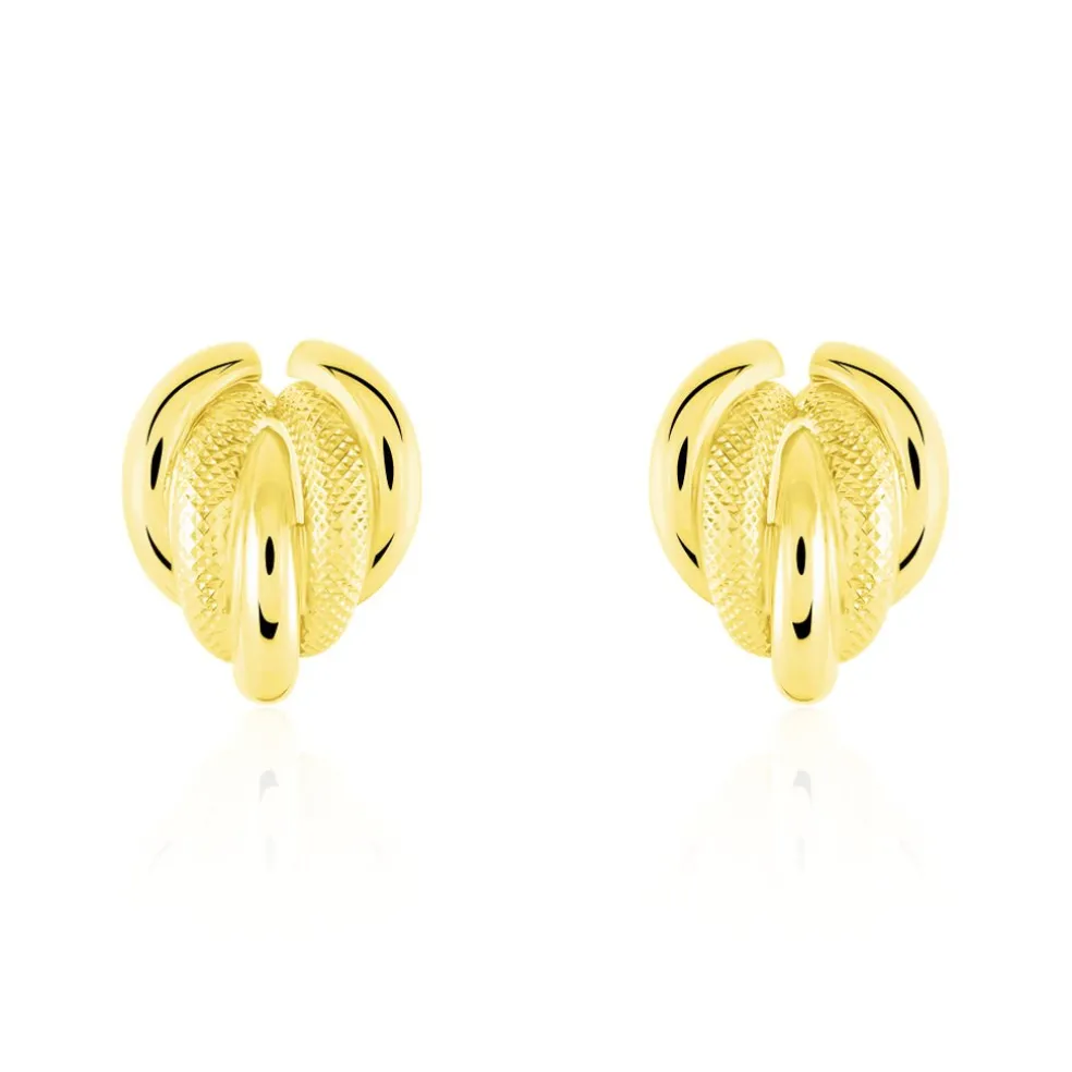 Boucles D'oreilles Pendantes Garda Or Jaune