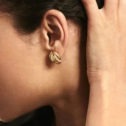 Boucles D'oreilles Pendantes Garda Or Jaune