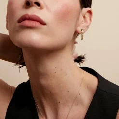 Boucles D'oreilles Pendantes Organica Or Jaune