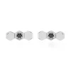 Boucles D'oreilles Pendantes Ondina Argent Blanc Oxyde De Zirconium