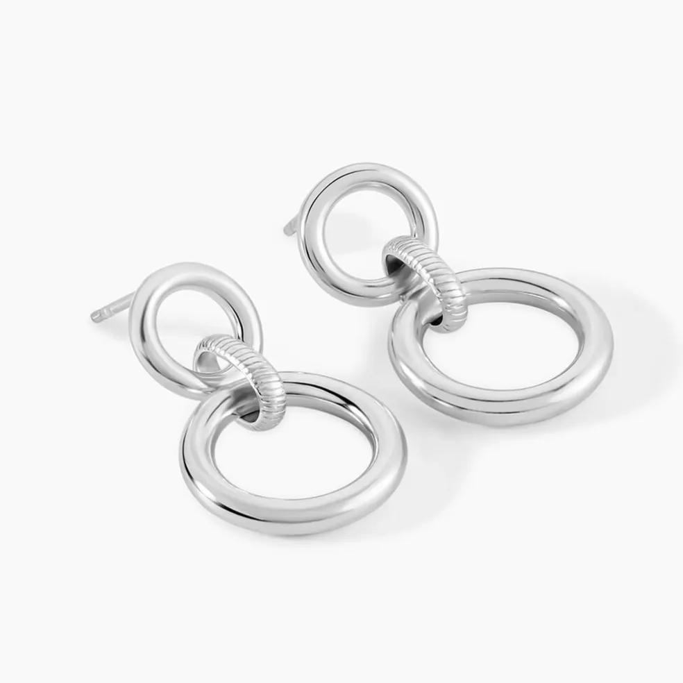 Boucles D'oreilles Pendantes Argent Gasparin
