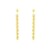 Boucles D'oreilles Pendantes Jerry Corde Or Jaune
