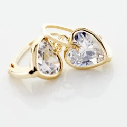 Boucles D'oreilles Pendantes Gredel Or Jaune Oxyde